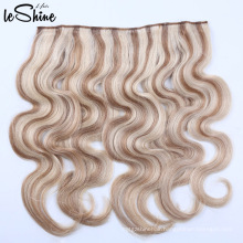 Unprocessed Virgin Brazilian Body Wave High Quality 100% Halo Virgin Remy Brazilian Human Hair Extension